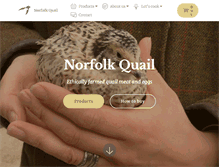 Tablet Screenshot of norfolkquail.co.uk
